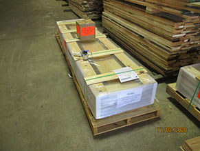 Synergy Wood example of pallet shipping with freight company