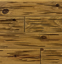 E-Peck® Southern Pine Honey by Synergy Wood - Rare Pecky Cypress look on Red Grandis or Southern Pine boards.